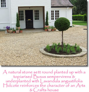 Photograph showing garden design